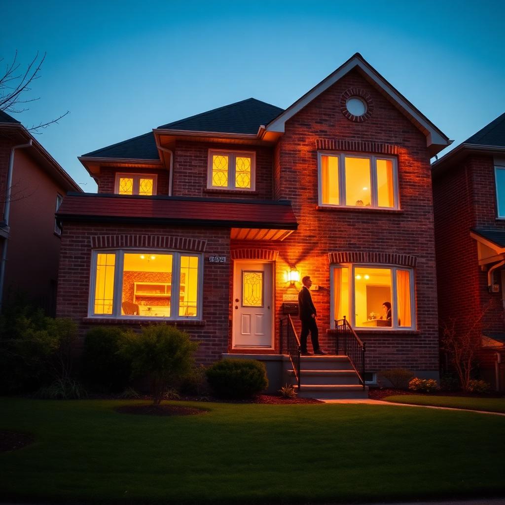 A warm, well-kept GTA family home at golden hour
